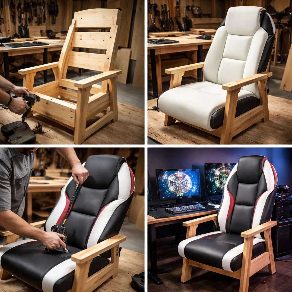 Cara Membuat Kursi Gaming dari Kayu dan Triplek yang Nyaman dan Estetik